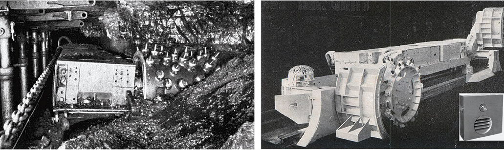 The first forays into longwall automation began in the 1950s, including Eickhoff’s seam boundary detection system and the British National Coal Board’s Remotely Operated Longwall Face concept. Image: Eickhoff Mining Technology. 
