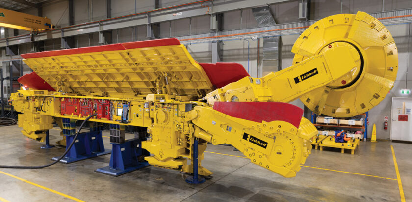 An Eickhoff SL900 shearer loader.